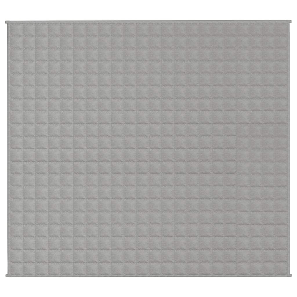 Vidaxx couverture lestée 200x225 cm 13 kg tissu gris