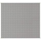 Vidaxx couverture lestée 200x225 cm 13 kg tissu gris