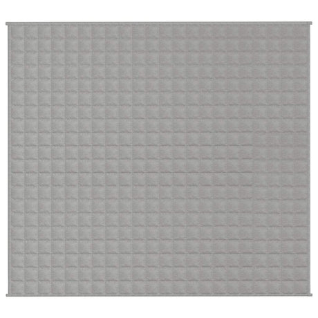 Vidaxx couverture lestée 200x225 cm 13 kg tissu gris