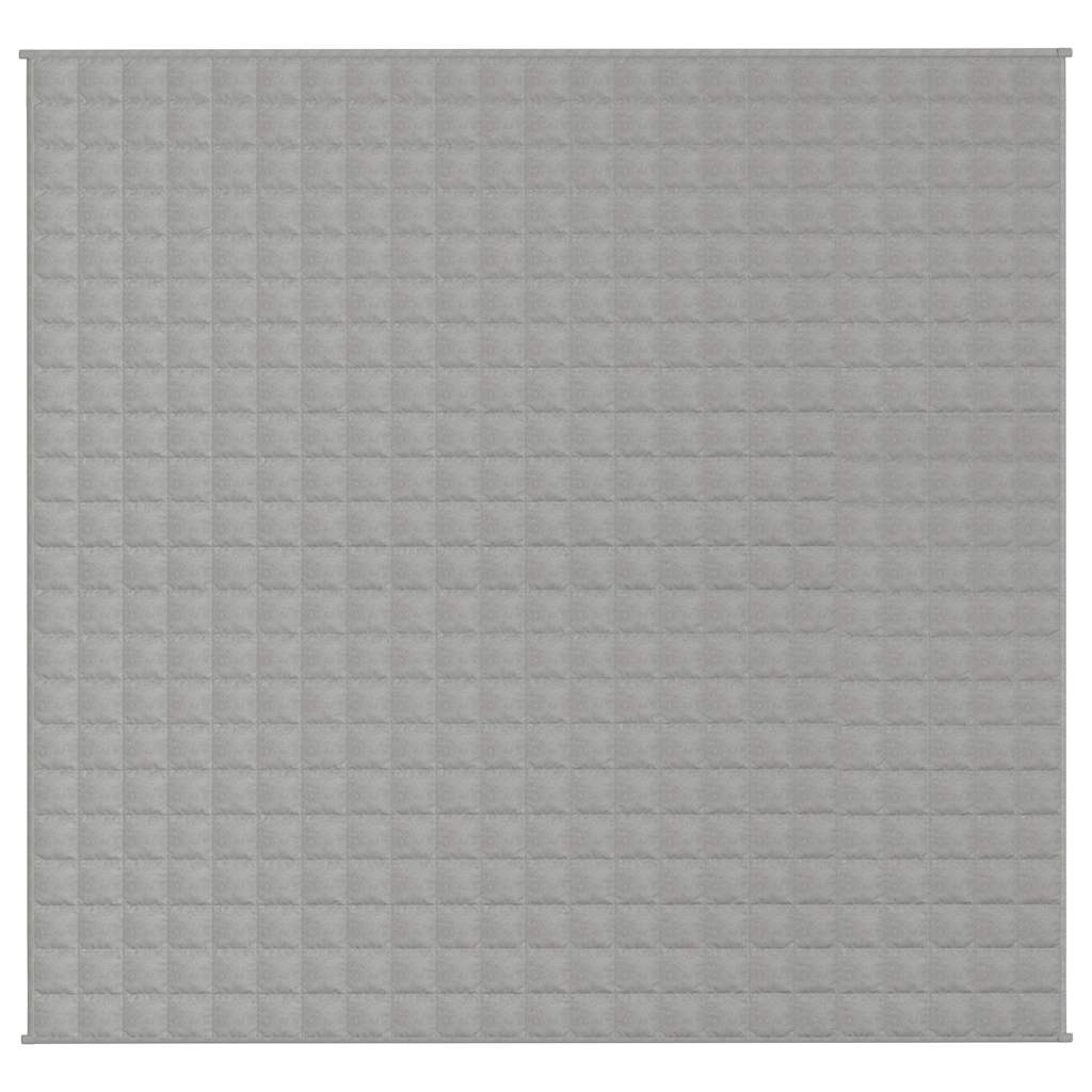 Vidaxx couverture lestée 220x235 cm 11 kg tissu gris