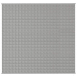 Vidaxx couverture lestée 220x235 cm 11 kg tissu gris