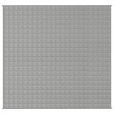 VidaXL Weakage blanket 220x235 cm 11 kg fabric gray