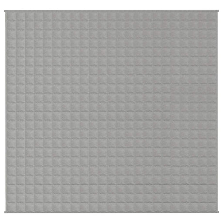Vidaxx couverture lestée 220x235 cm 15 kg tissu gris