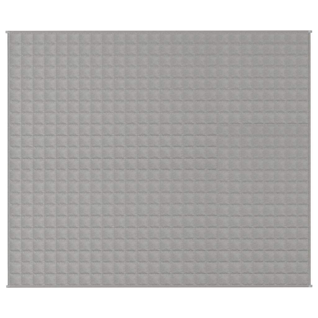Vidaxx couverture lestée 220x260 cm 11 kg tissu gris