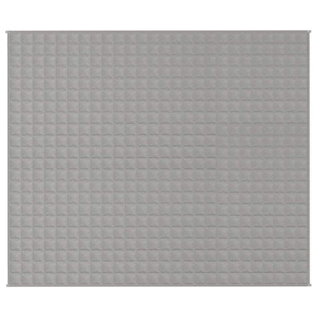 Vidaxx couverture lestée 220x260 cm 11 kg tissu gris