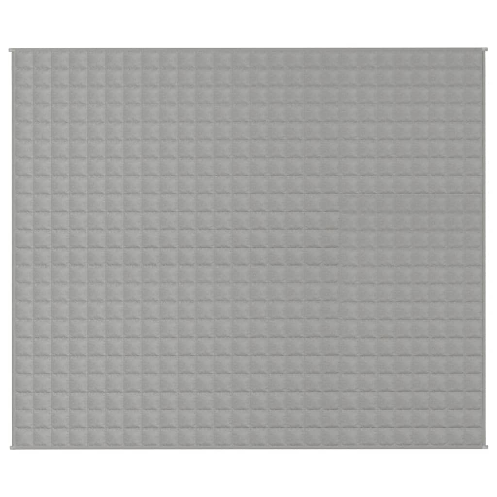 VidaXL Weakage blanket 220x260 cm 11 kg fabric gray