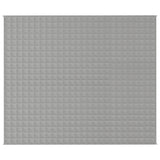 VidaXL Weakage blanket 220x260 cm 11 kg fabric gray