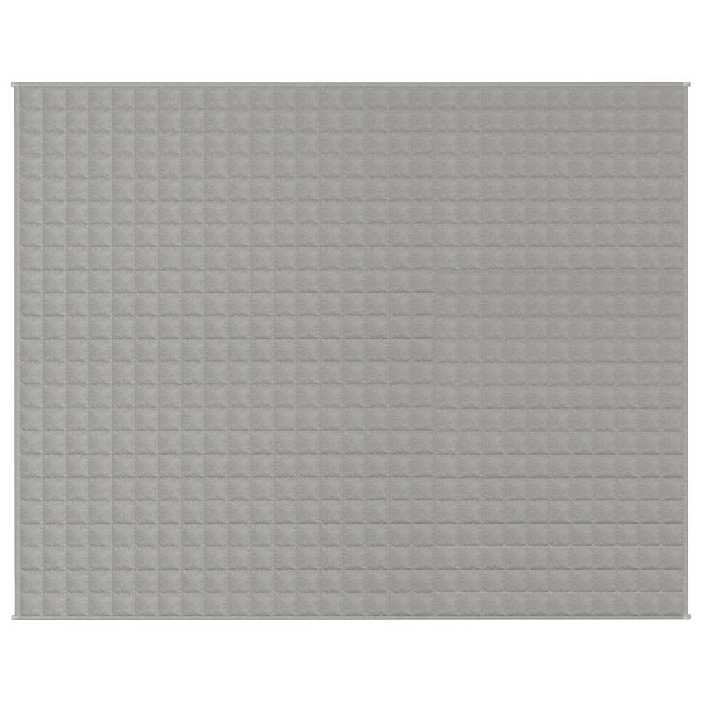 Vidaxx couverture lestée 235x290 cm 15 kg tissu gris