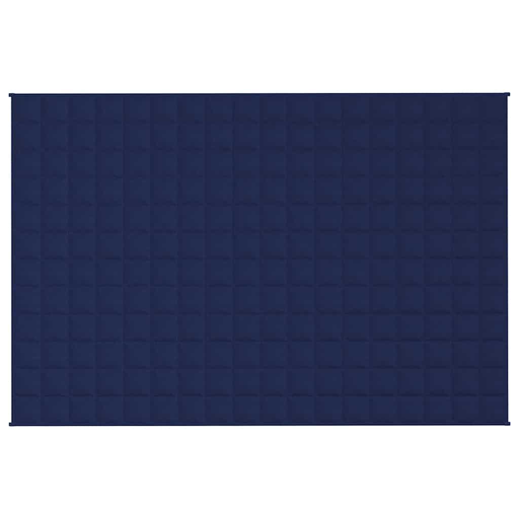 Vidaxx couverture lestée 120x180 cm 5 kg tissu bleu