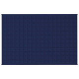 Vidaxx couverture lestée 120x180 cm 5 kg tissu bleu