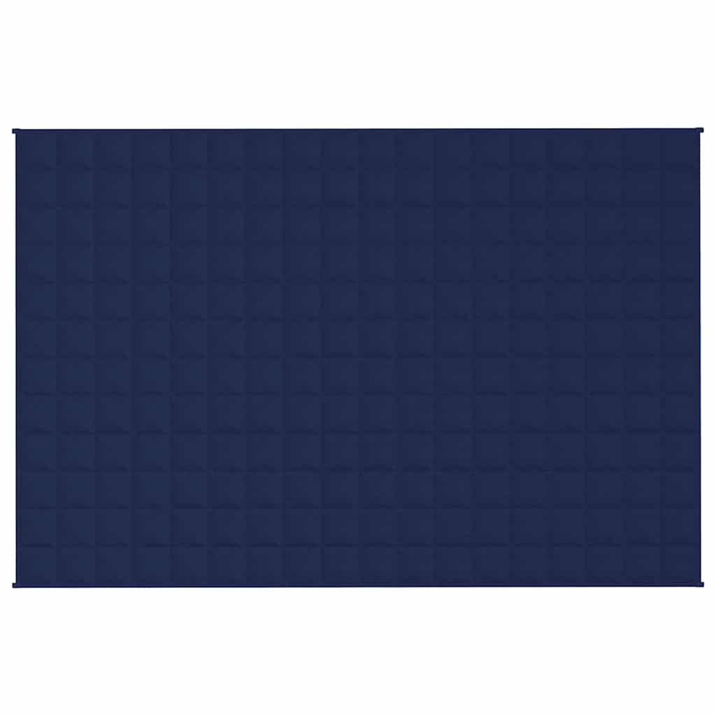 Vidaxx couverture lestée 120x180 cm 9 kg tissu bleu
