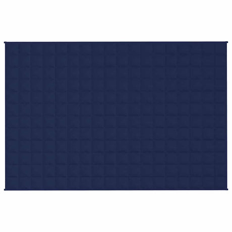 Vidaxx couverture lestée 120x180 cm 9 kg tissu bleu