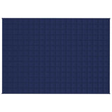 Vidaxx couverture lestée 138x200 cm 6 kg tissu bleu