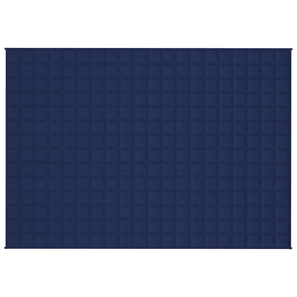 Vidaxx couverture lestée 138x200 cm 10 kg tissu bleu