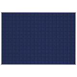 Vidaxx couverture lestée 138x200 cm 10 kg tissu bleu