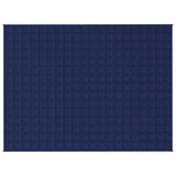 Vidaxx couverture lestée 150x200 cm 7 kg tissu bleu