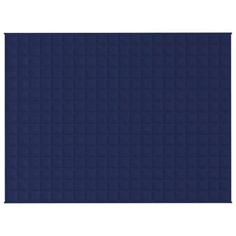 Vidaxx couverture lestée 150x200 cm 7 kg tissu bleu