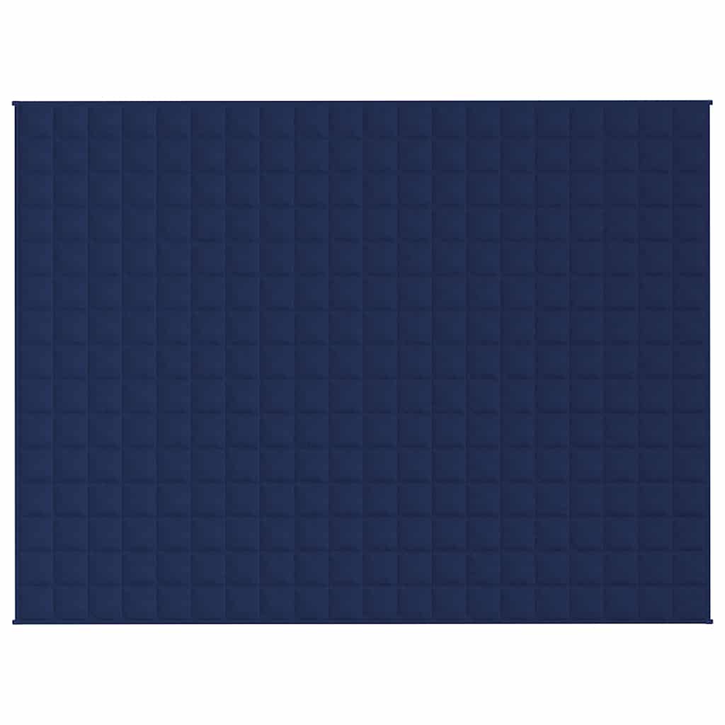 Vidaxx couverture lestée 150x200 cm 11 kg tissu bleu