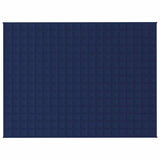 Vidaxx couverture lestée 150x200 cm 11 kg tissu bleu