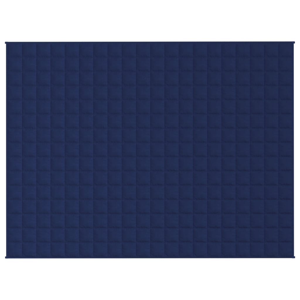 VidaXL Weakage blanket 150x200 cm 11 kg of fabric blue