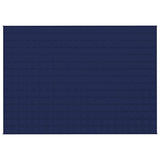 Vidaxx couverture lestée 155x220 cm 7 kg tissu bleu