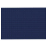 VIDAXL FAIBLAGE COUVERTURE 155X220 cm 7 kg de tissu bleu