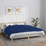 Vidaxx couverture lestée 155x220 cm 11 kg tissu bleu