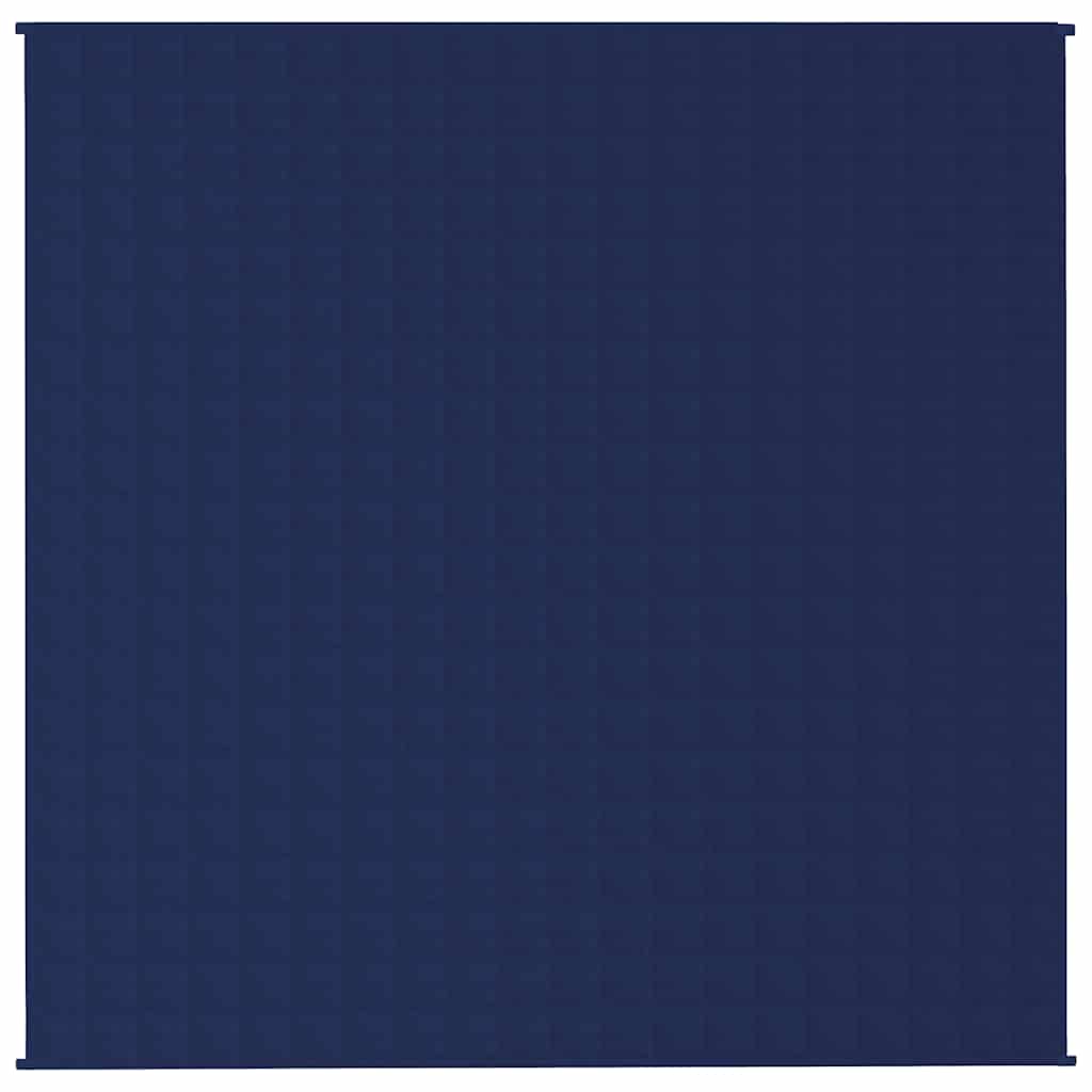 Vidaxx couverture lestée 200x200 cm 9 kg tissu bleu
