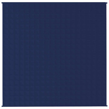Vidaxx couverture lestée 200x200 cm 9 kg tissu bleu