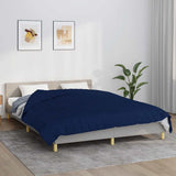 Vidaxx couverture lestée 200x200 cm 9 kg tissu bleu