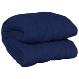 Vidaxx couverture lestée 200x200 cm 13 kg tissu bleu