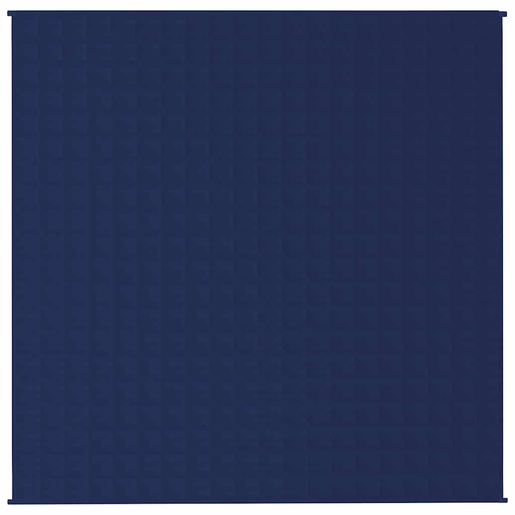 Vidaxx couverture lestée 200x200 cm 13 kg tissu bleu