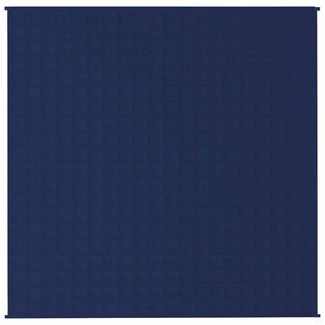 Vidaxx couverture lestée 200x200 cm 13 kg tissu bleu