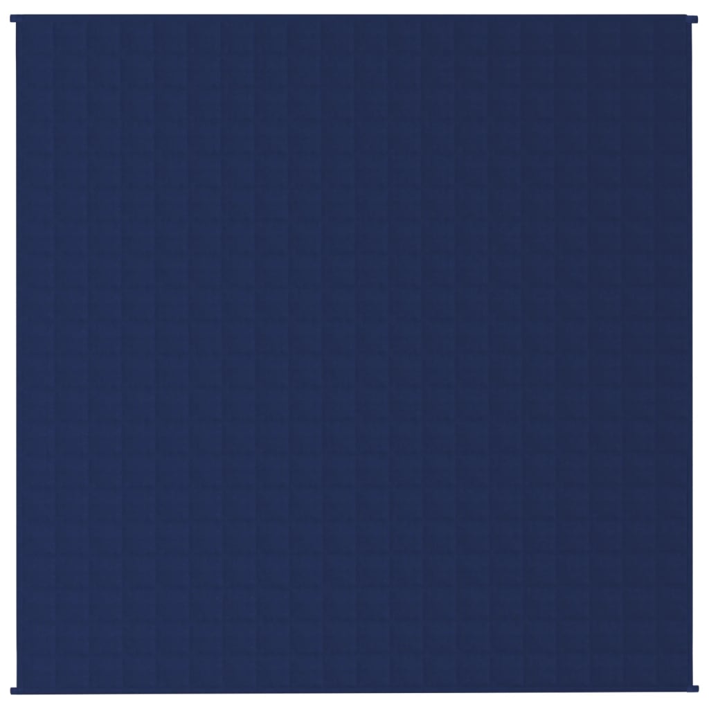 VidaXL Weakage blanket 200x200 cm 13 kg of fabric blue