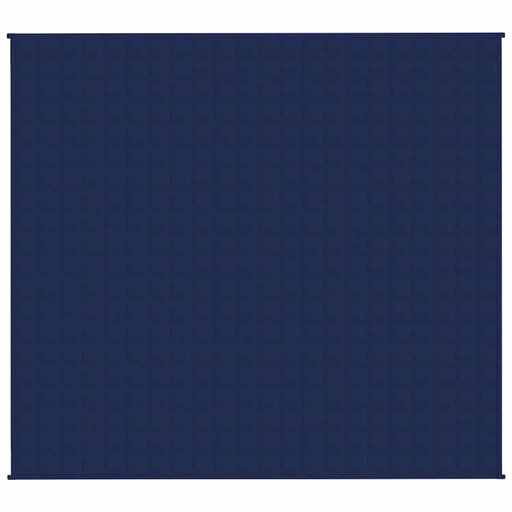 Vidaxx couverture lestée 200x225 cm 9 kg tissu bleu