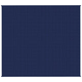 Vidaxl schwache Decke 200x225 cm 9 kg Stoff blau