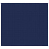 Vidaxx couverture lestée 200x225 cm 13 kg tissu bleu