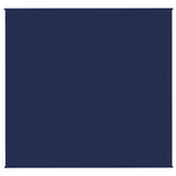 Vidaxx couverture lestée 220x235 cm 11 kg tissu bleu