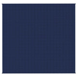 VidaXL Weakage blanket 220x235 cm 11 kg of fabric blue