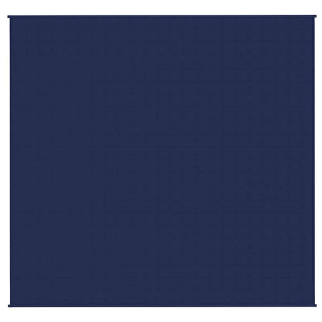 Vidaxx couverture lestée 220x235 cm 15 kg tissu bleu