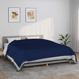 Vidaxx couverture lestée 220x260 cm 11 kg tissu bleu