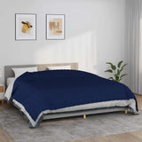 Vidaxx couverture lestée 220x260 cm 15 kg tissu bleu