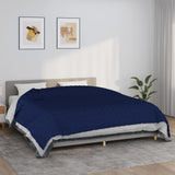 Vidaxx couverture lestée 235x290 cm 15 kg tissu bleu