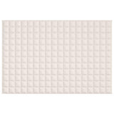 Vidaxx couverture lestée 120x180 cm 5 kg tissu crème clair