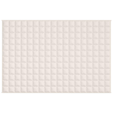 Vidaxx couverture lestée 120x180 cm 5 kg tissu crème clair