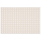 Vidaxx couverture lestée 120x180 cm 9 kg tissu crème clair