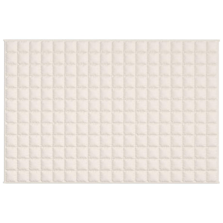 Vidaxx couverture lestée 120x180 cm 9 kg tissu crème clair