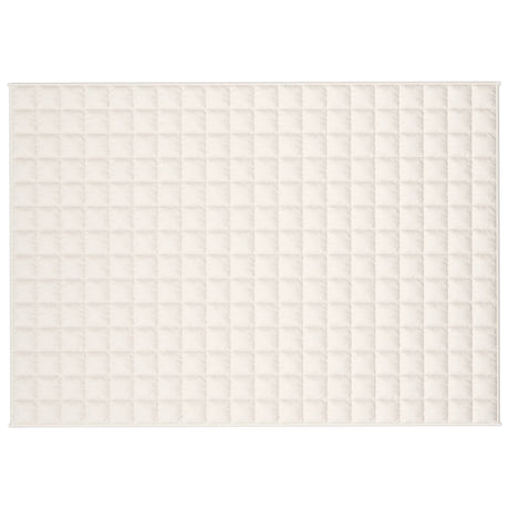 Vidaxx couverture lestée 138x200 cm 6 kg tissu crème clair