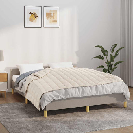Vidaxx couverture lestée 138x200 cm 6 kg tissu crème clair