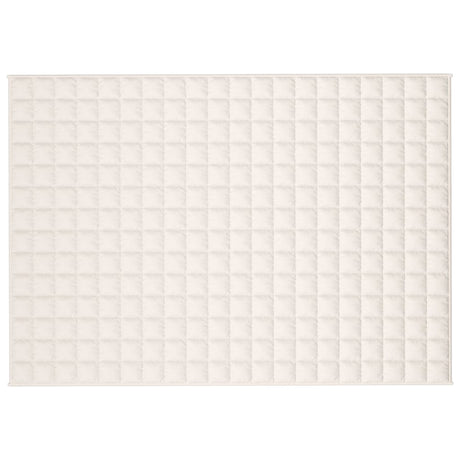 Vidaxx couverture lestée 138x200 cm 10 kg tissu crème clair